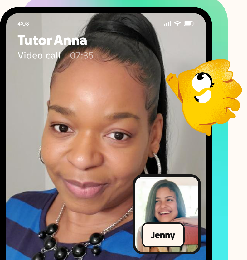 Child learning Reading with an online tutor